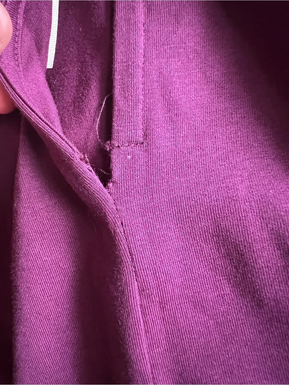‼️EUC: Pact Organic Women’s Plum Fit & Flare Cowl Neck Jumpsuit - S - Picture 9 of 9
